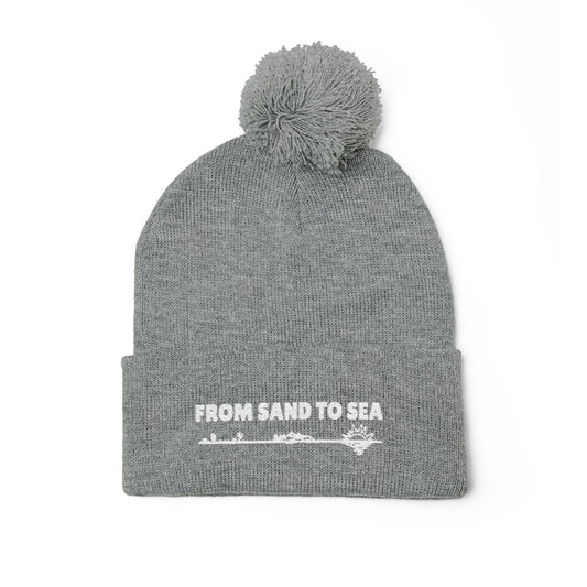 Pom-Pom Knit Beanie