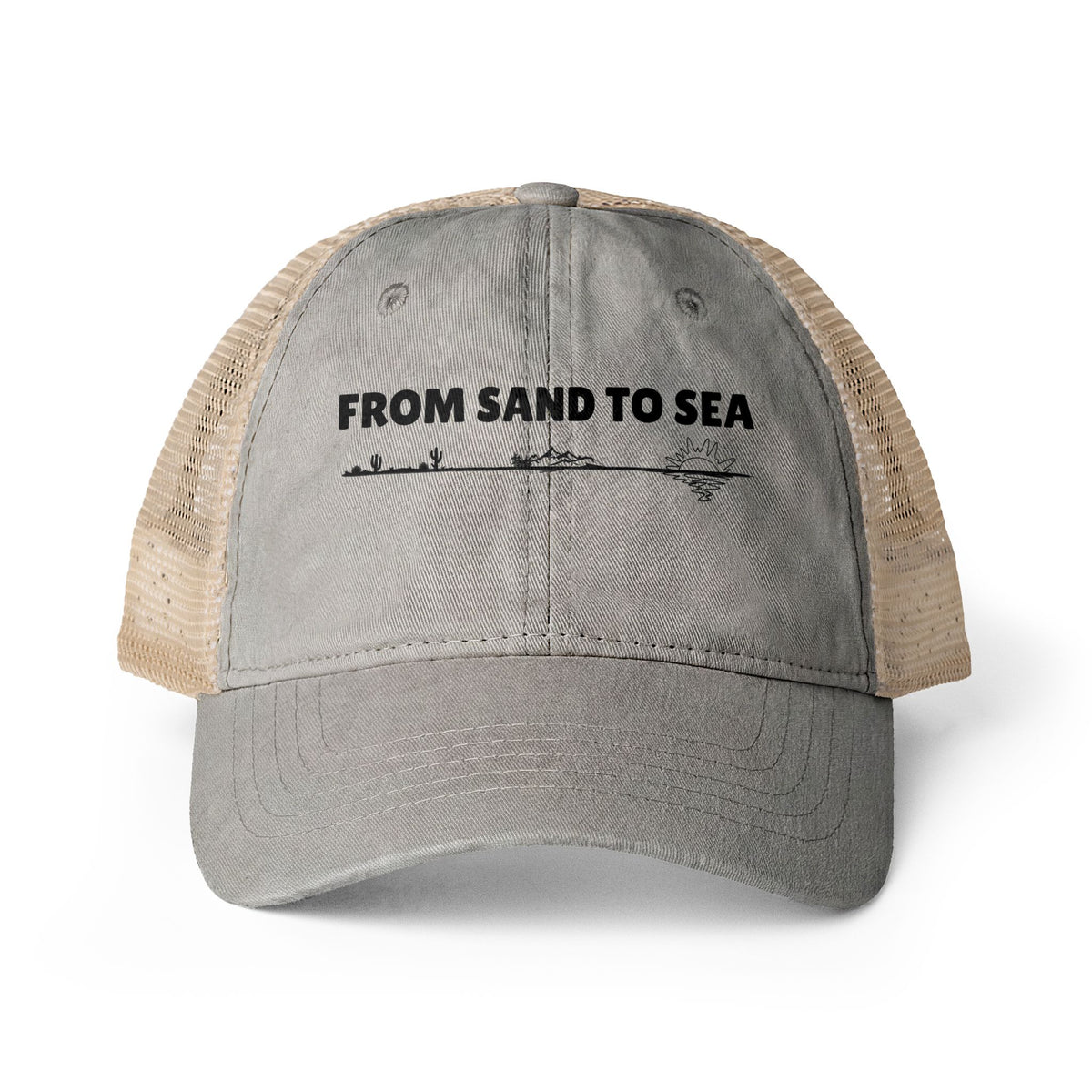 From Sand To Sea Ponytail Cap