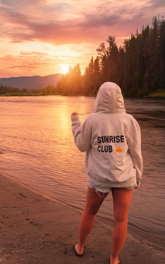 Sunrise Club Zip Up Hoodie