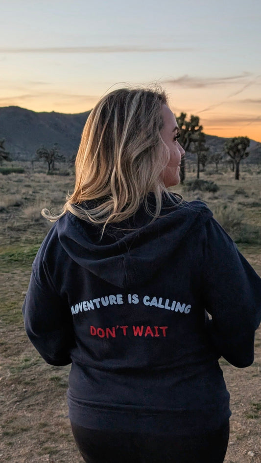Don't Wait Zip Up Sweater