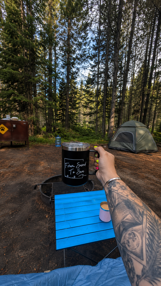 Camp Coffee Mug Tumbler - 15oz