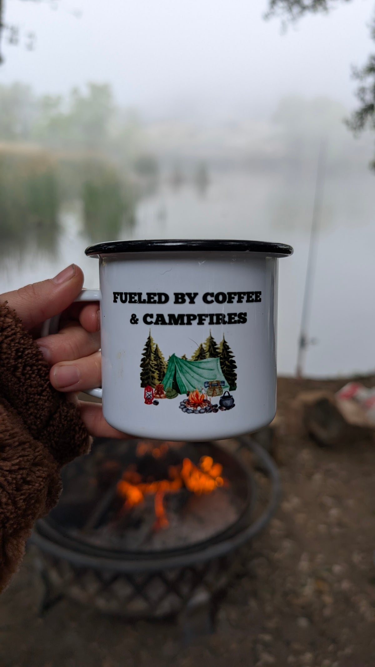 Fueled By Coffee Camp Cup