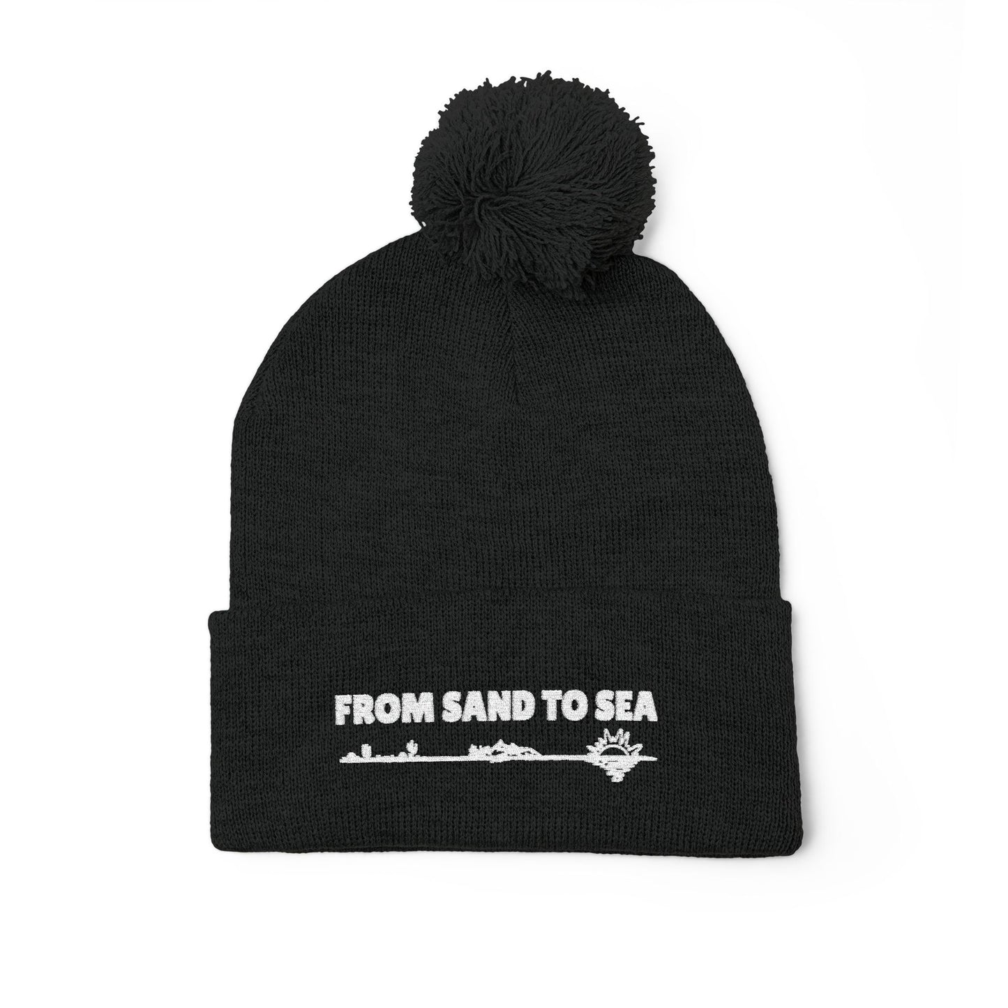 Pom-Pom Knit Beanie