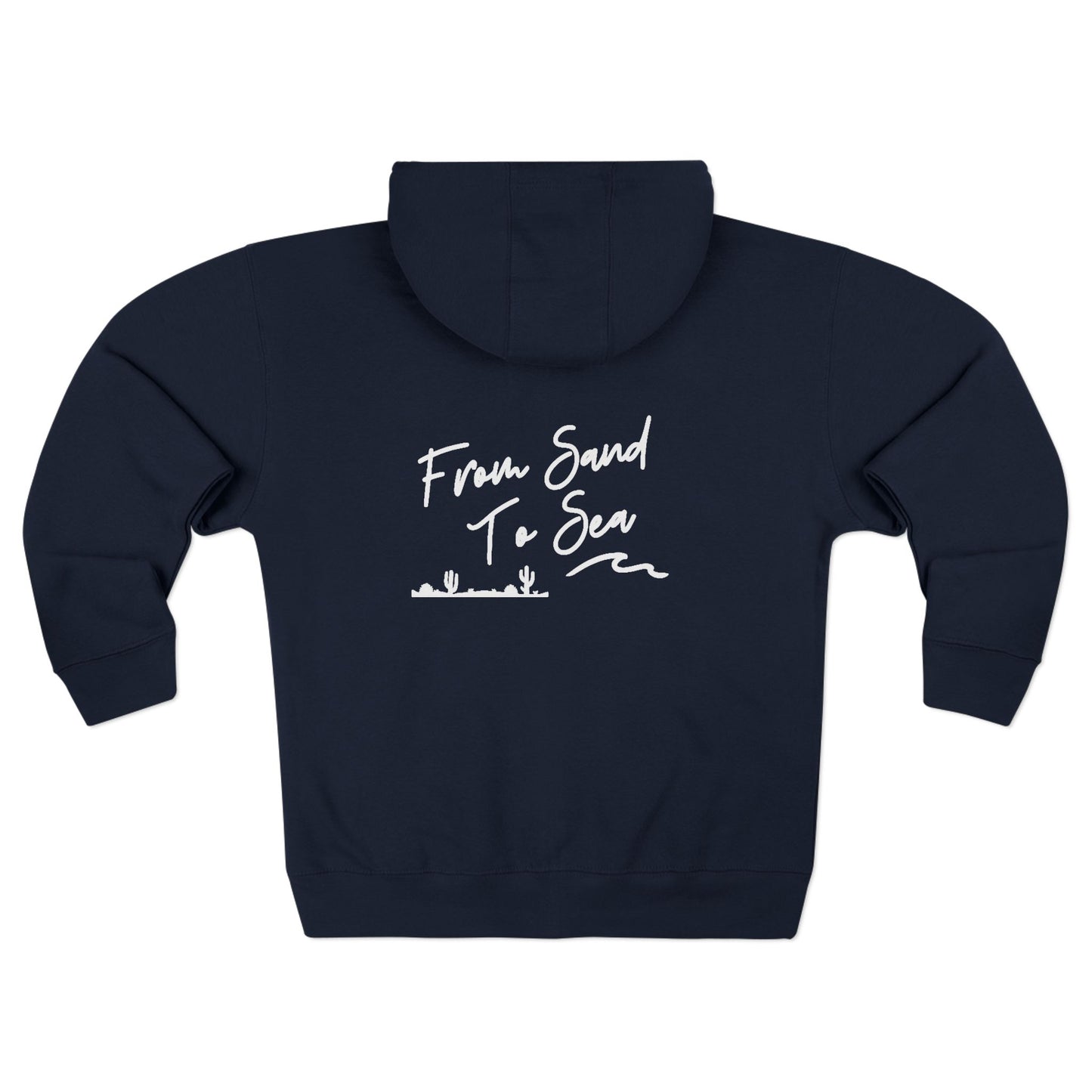 I Exist As I Am Zip Up Sweater