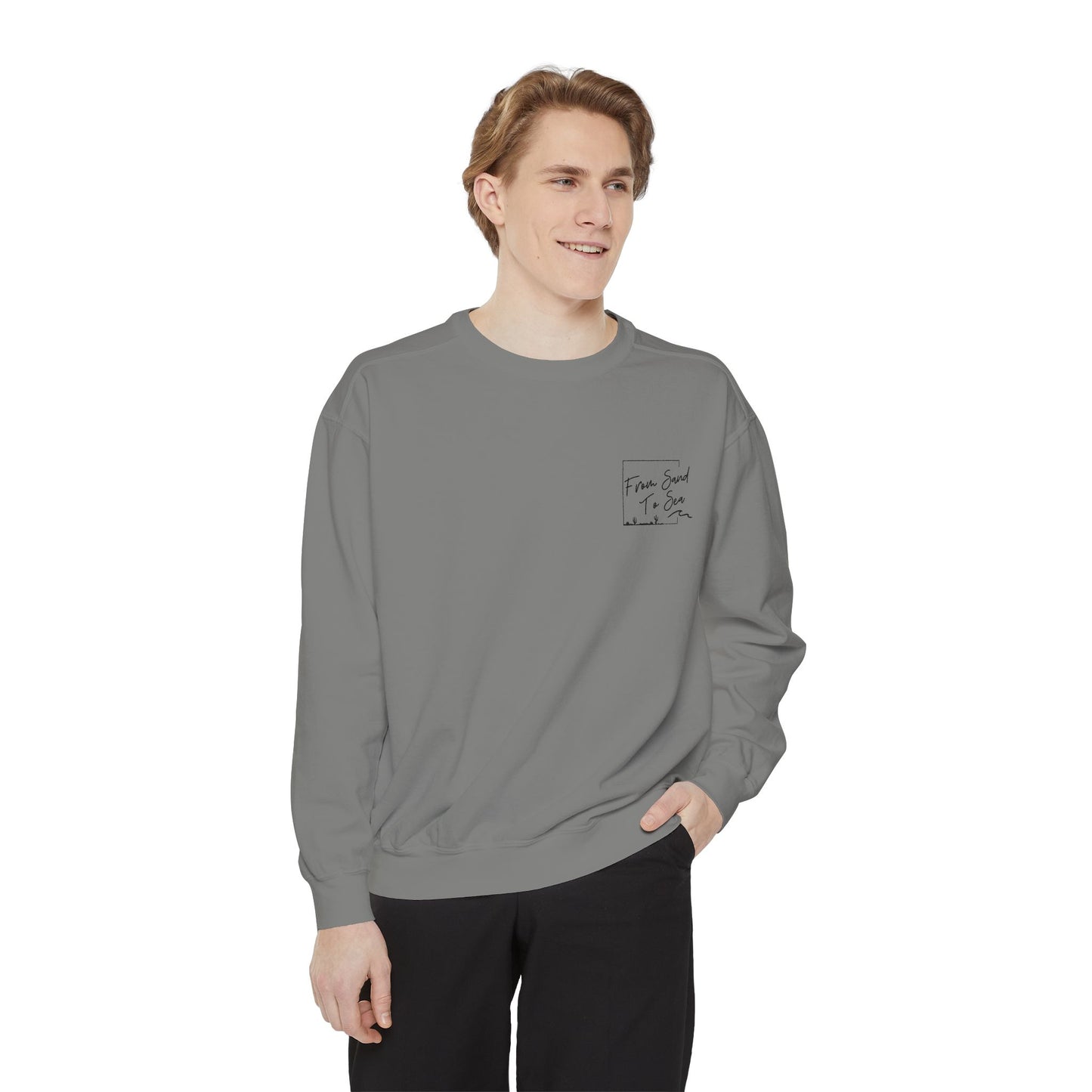 Never Look Back Crew Neck Sweatshirt