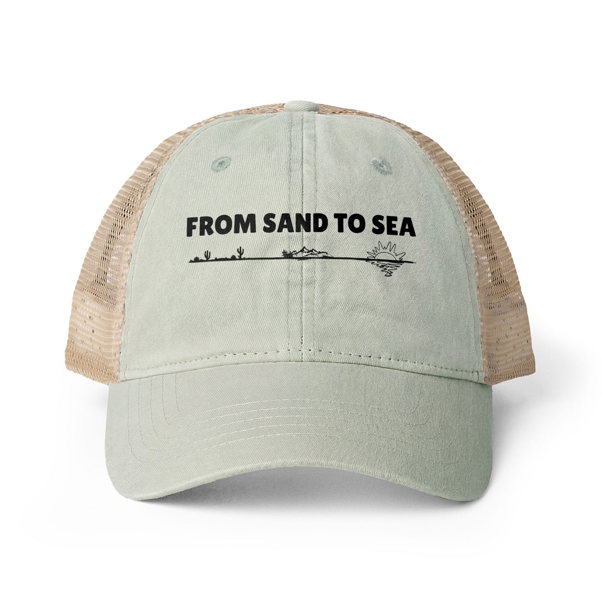 From Sand To Sea Ponytail Cap