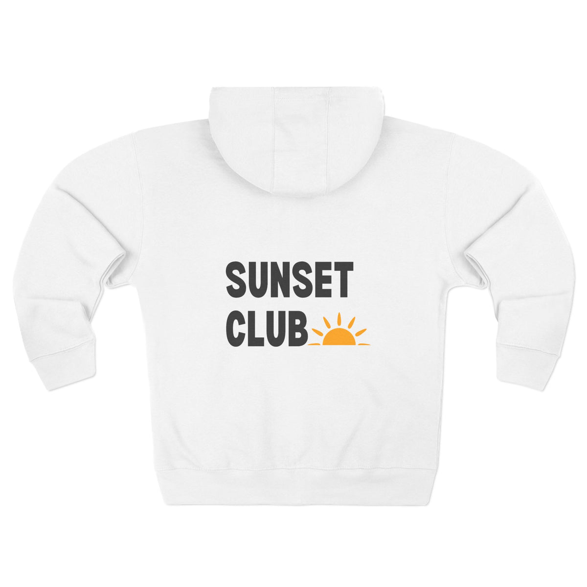 Sunset Club Zip Up Hoodie