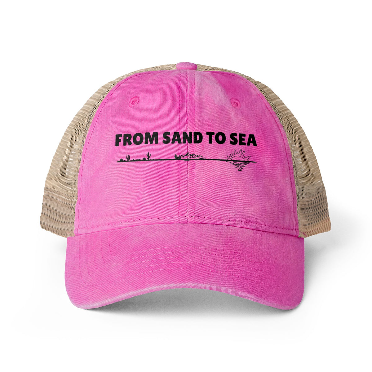 From Sand To Sea Ponytail Cap