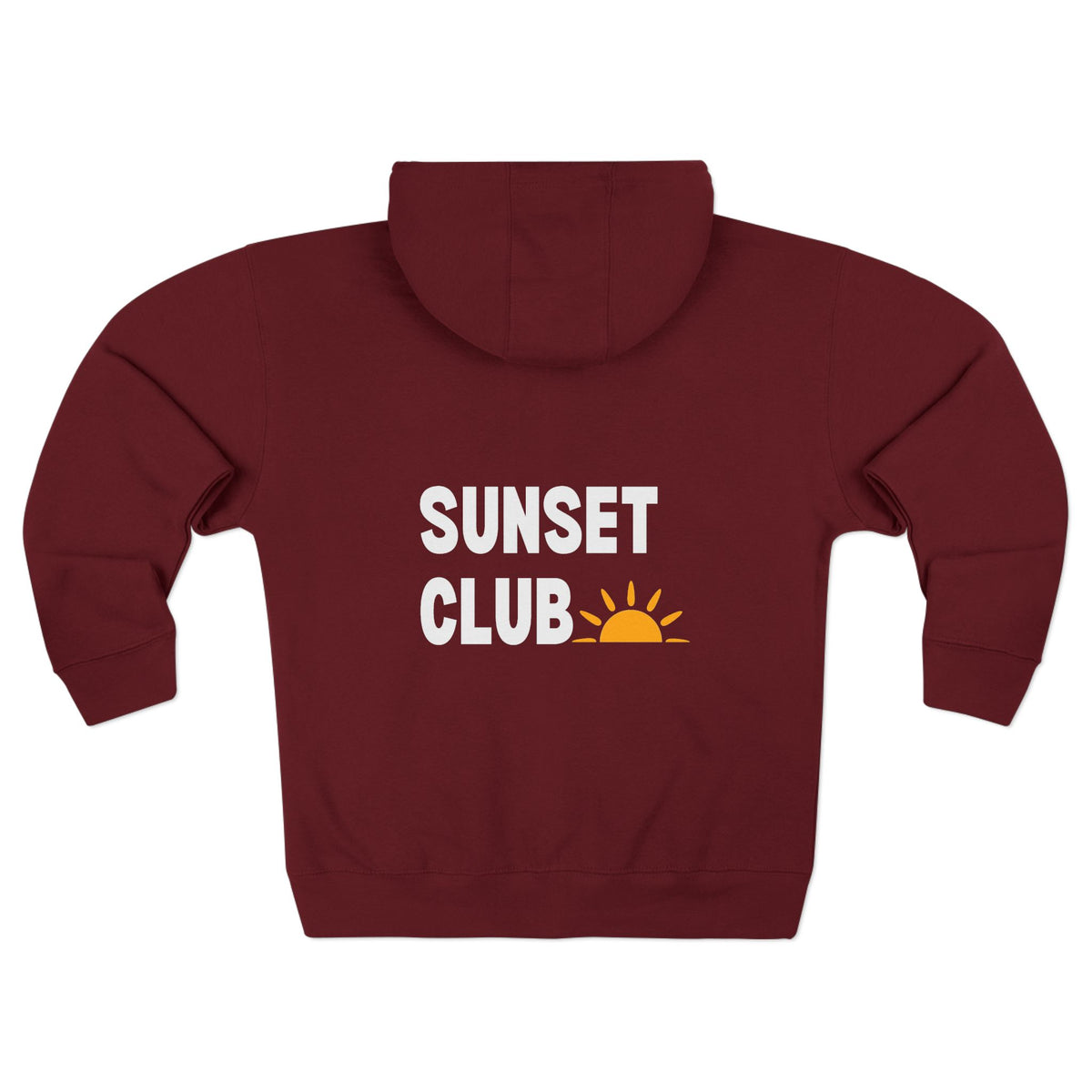Sunset Club Zip Up Hoodie