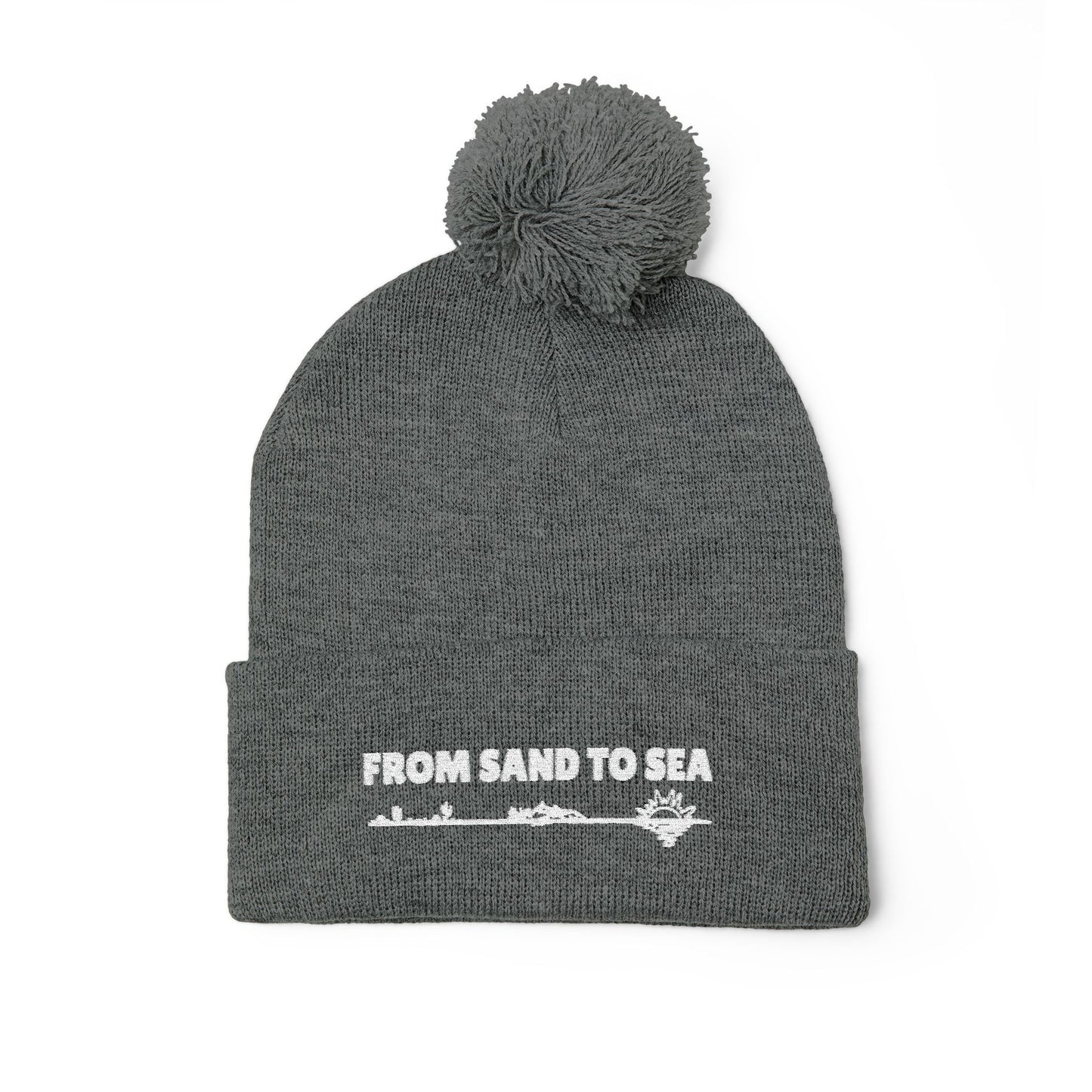 Pom-Pom Knit Beanie