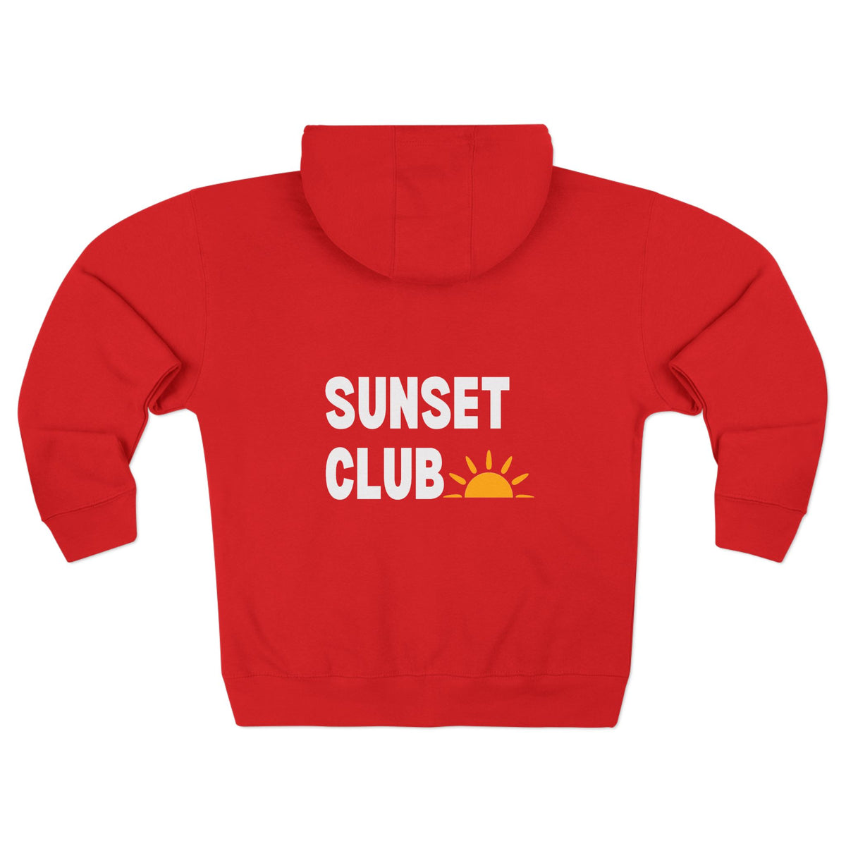 Sunset Club Zip Up Hoodie