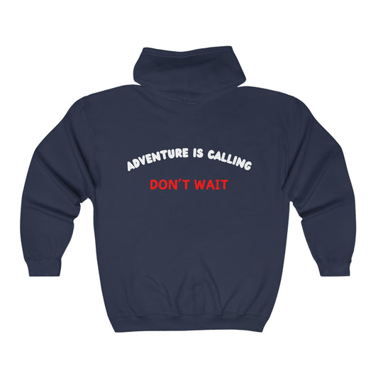 Don't Wait Zip Up Sweater