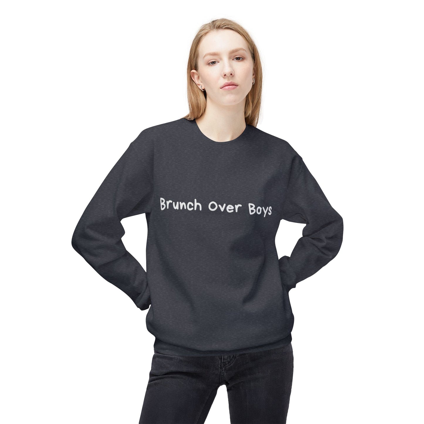 Brunch Over Boys Sweater (White Font)