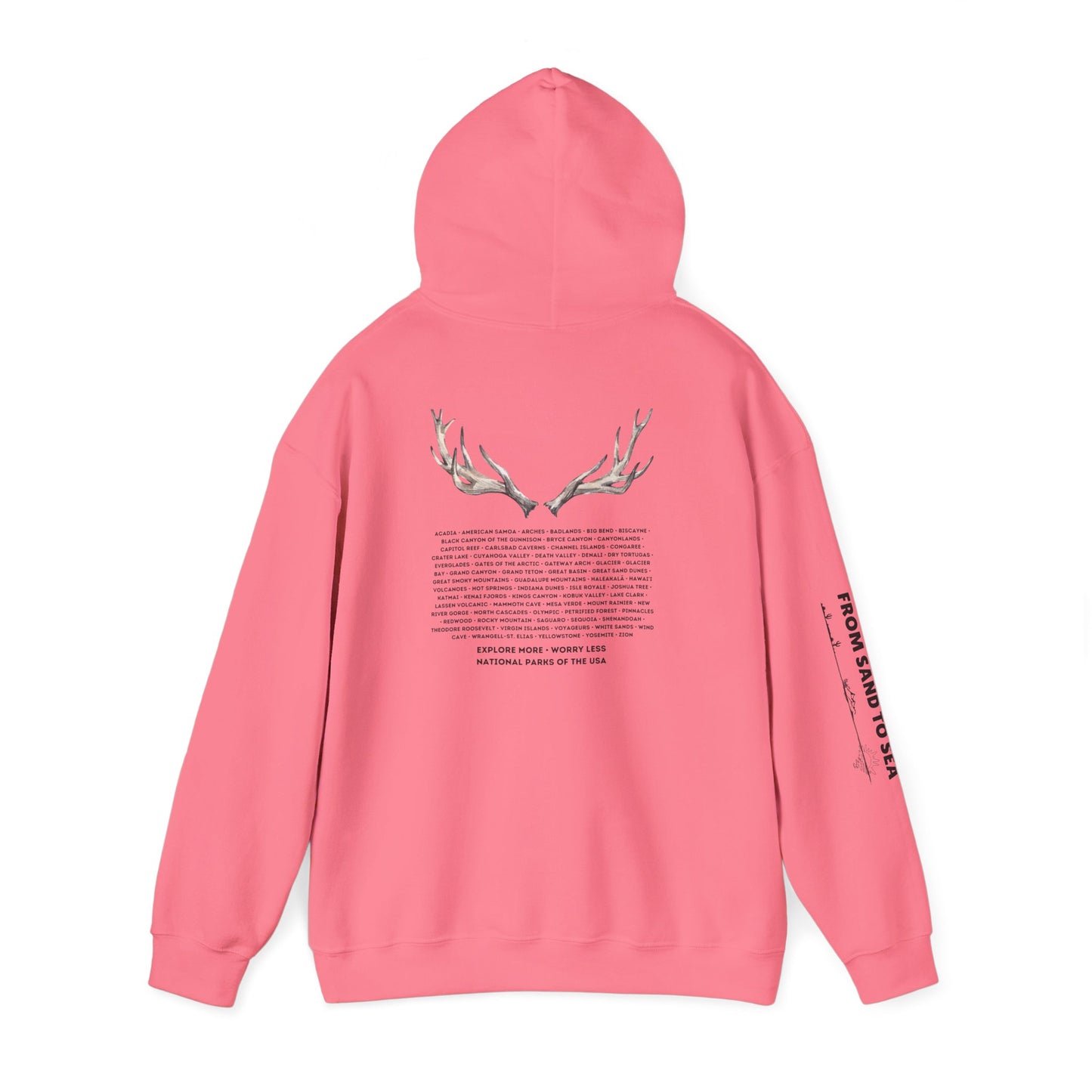 National Parks Hoodie (Black Font)