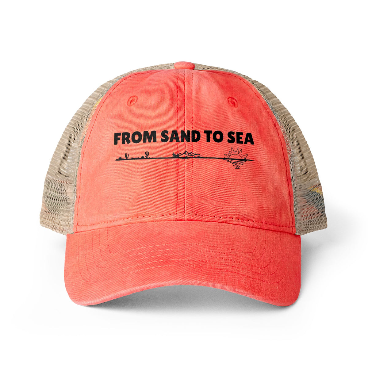 From Sand To Sea Ponytail Cap