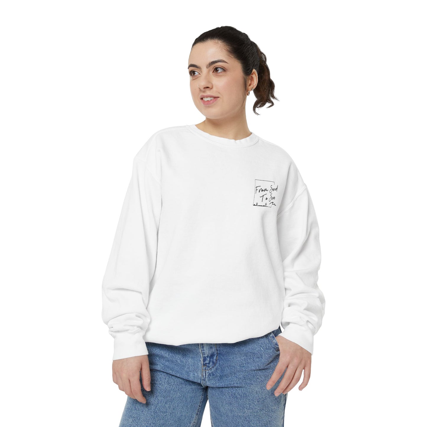 Never Look Back Crew Neck Sweatshirt