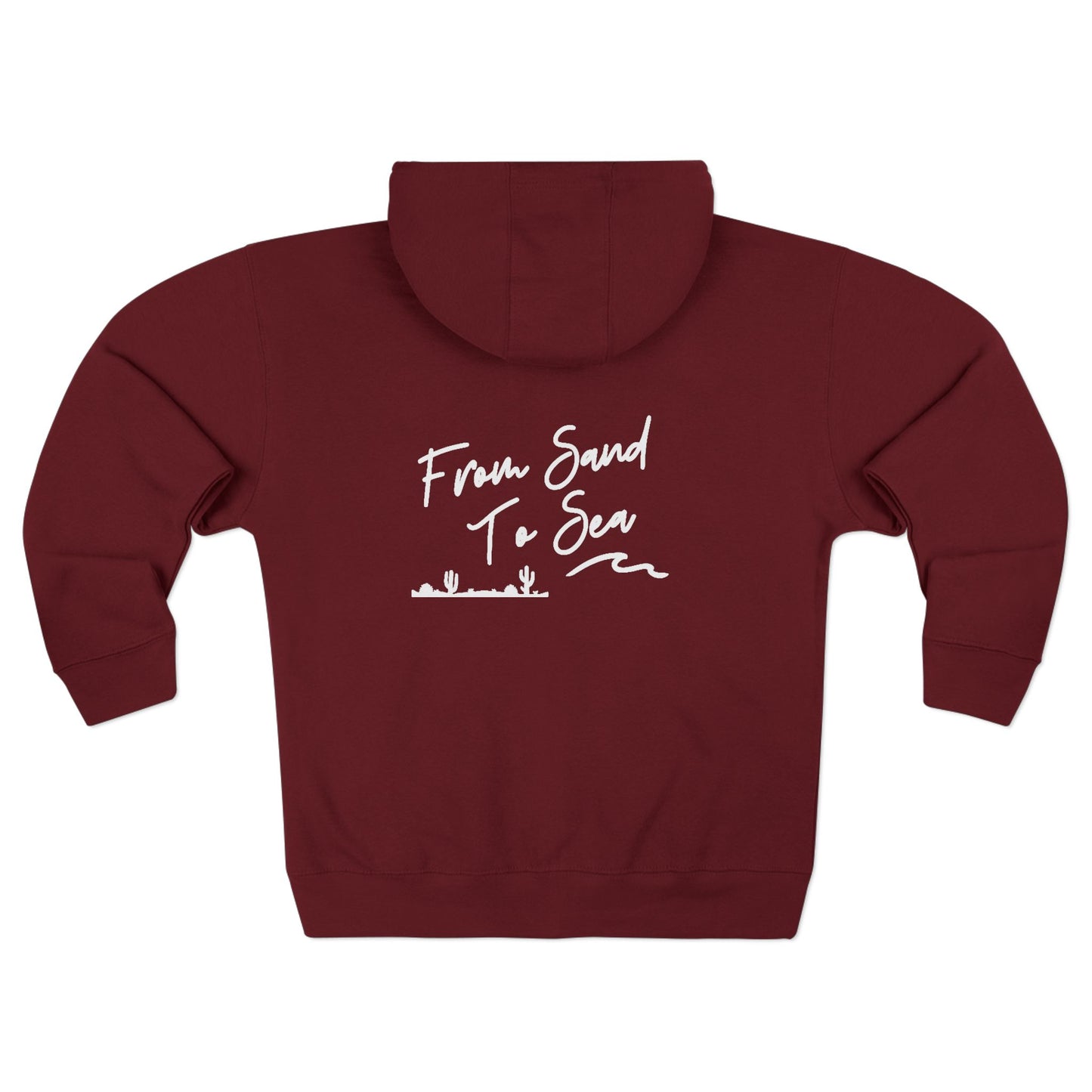I Exist As I Am Zip Up Sweater