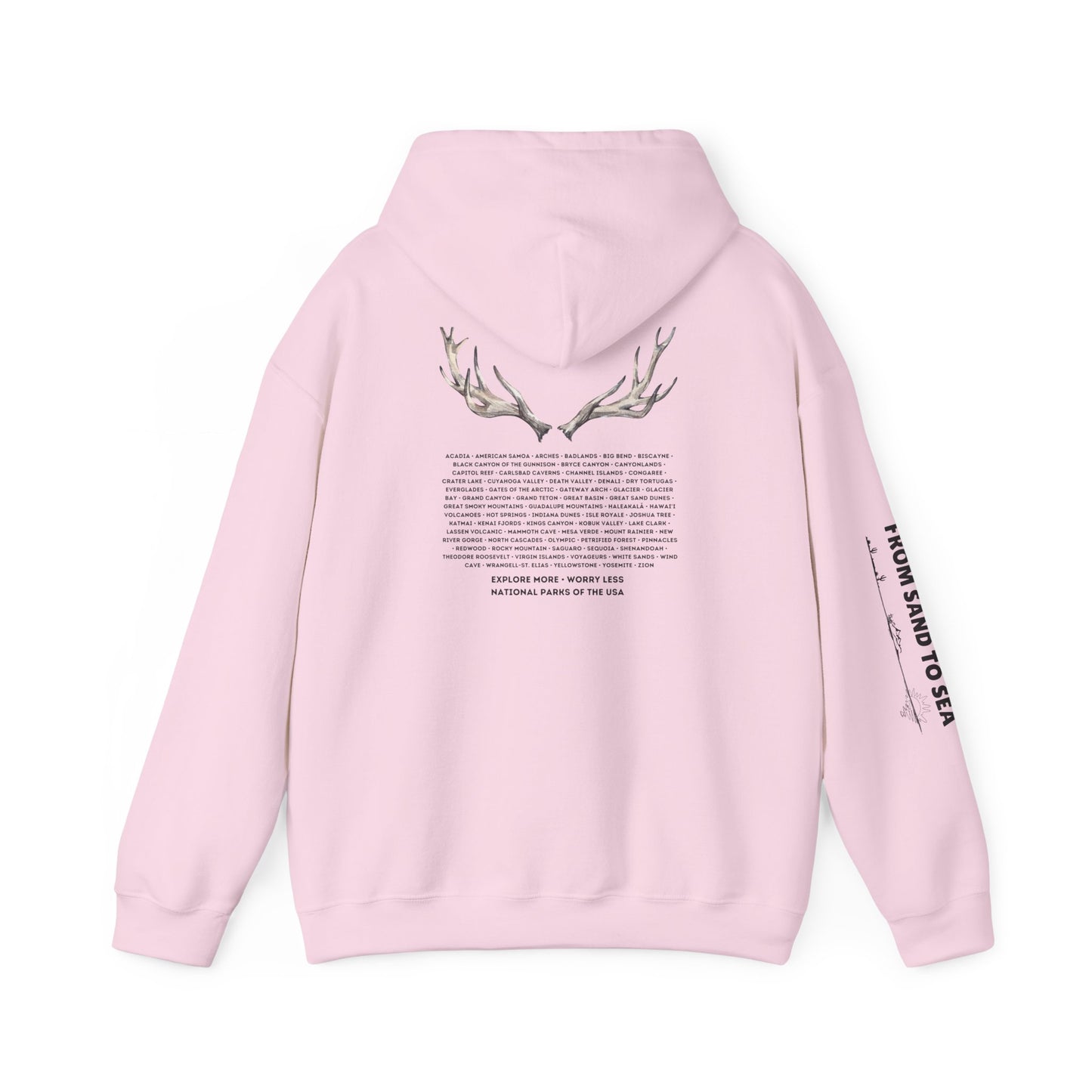 National Parks Hoodie (Black Font)
