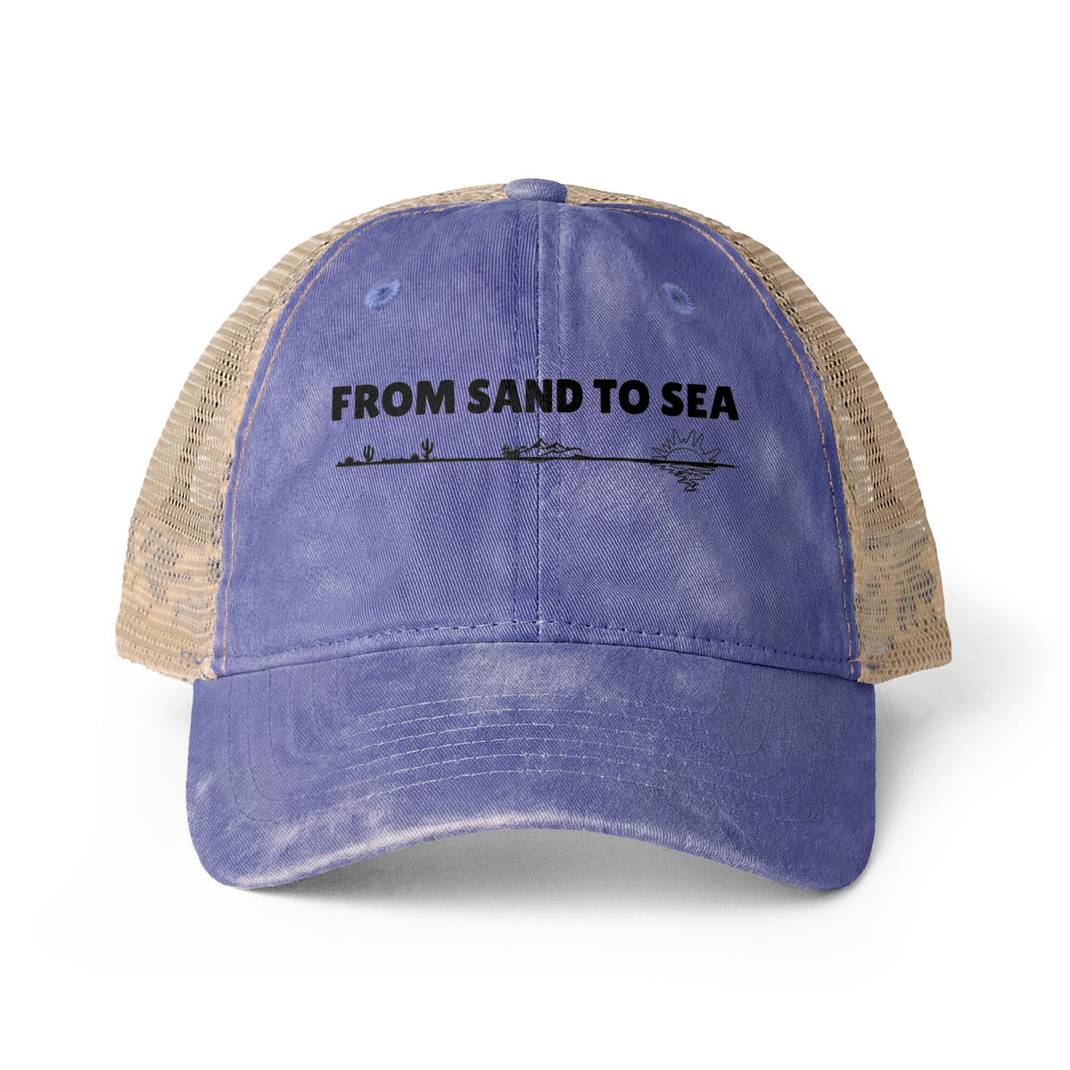 From Sand To Sea Ponytail Cap