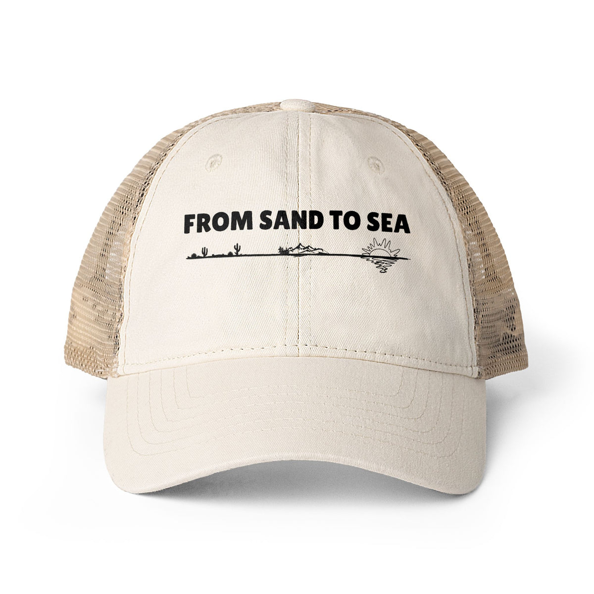 From Sand To Sea Ponytail Cap