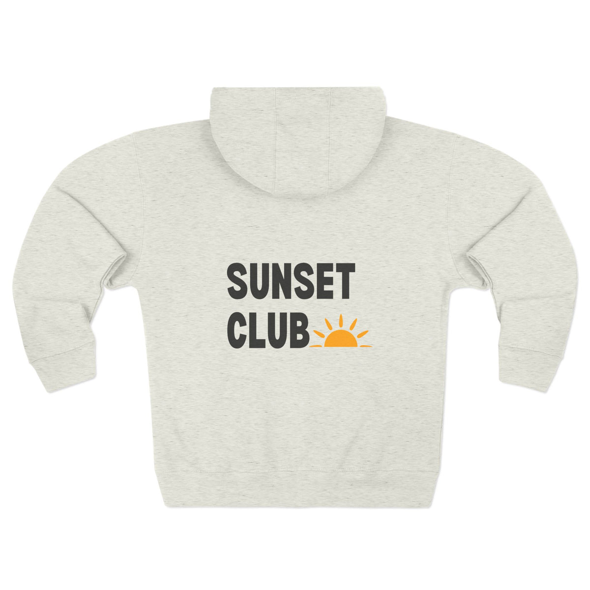 Sunset Club Zip Up Hoodie