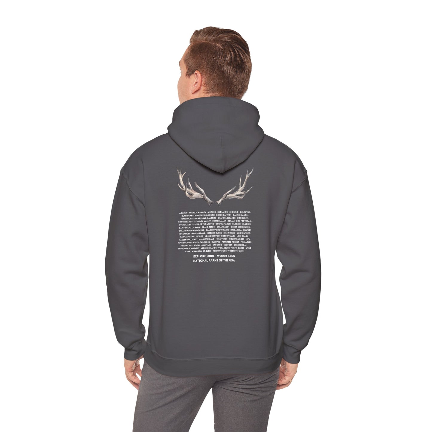 National Parks Hoodie (White Font)