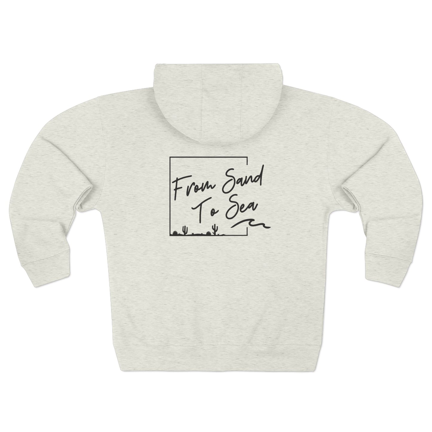 I Exist As I Am Zip Up Sweater