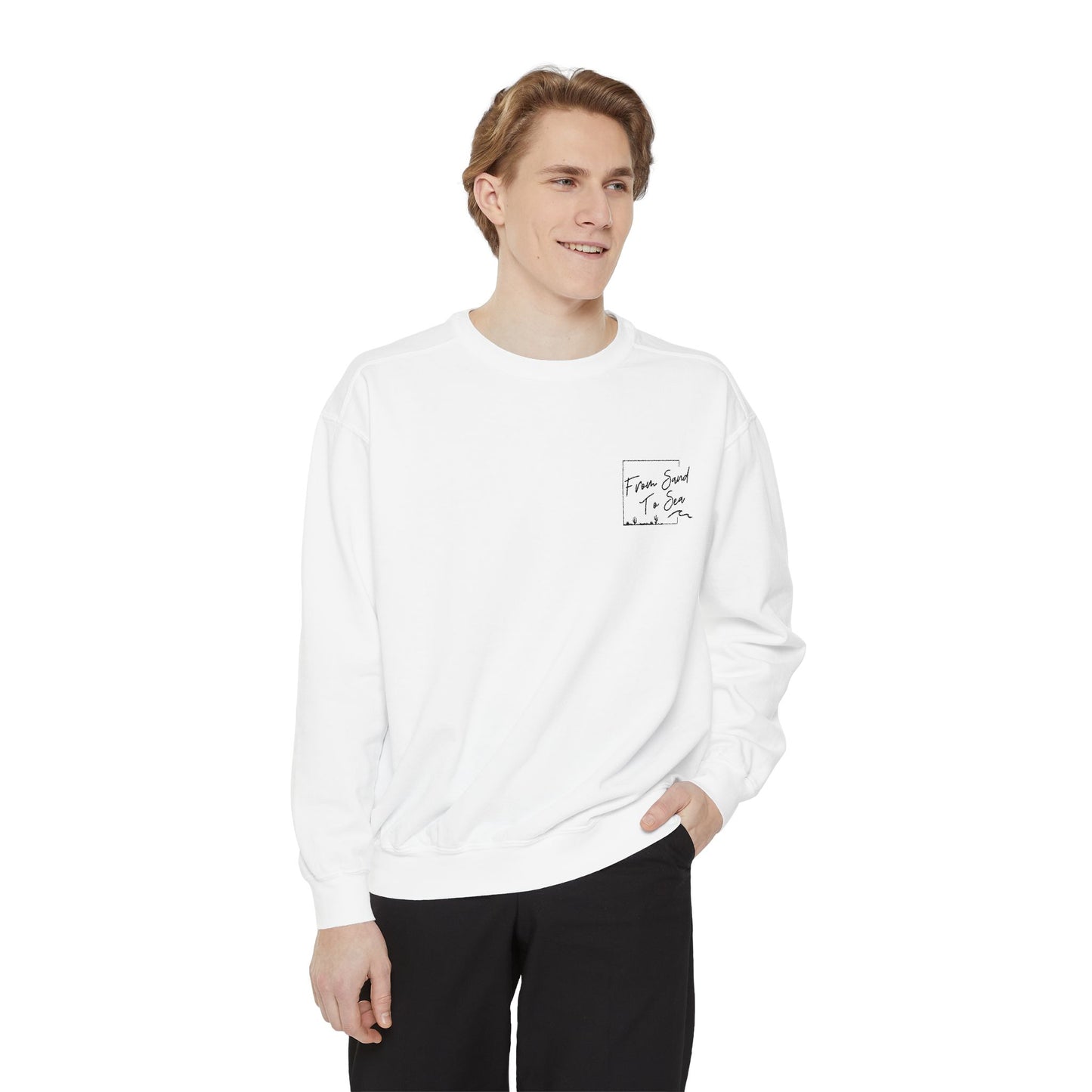 Never Look Back Crew Neck Sweatshirt