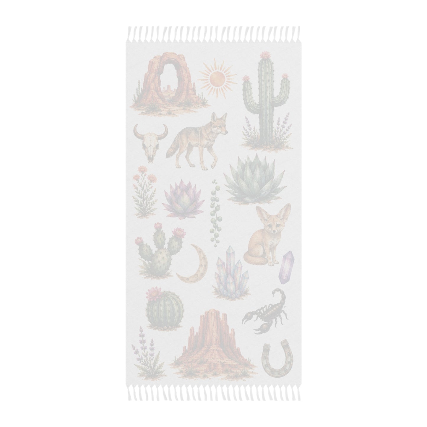 Cozy Cactus Beach Cloth