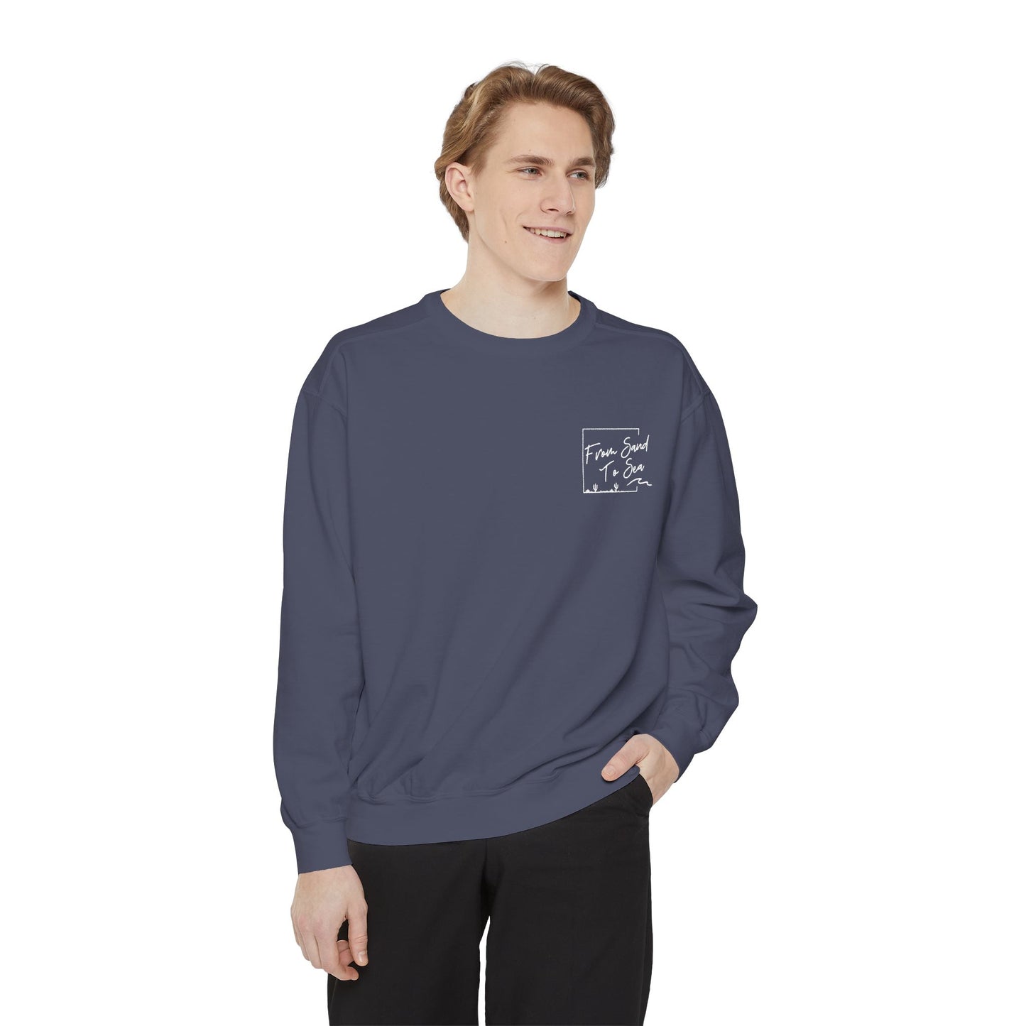 Never Look Back Crew Neck Sweatshirt
