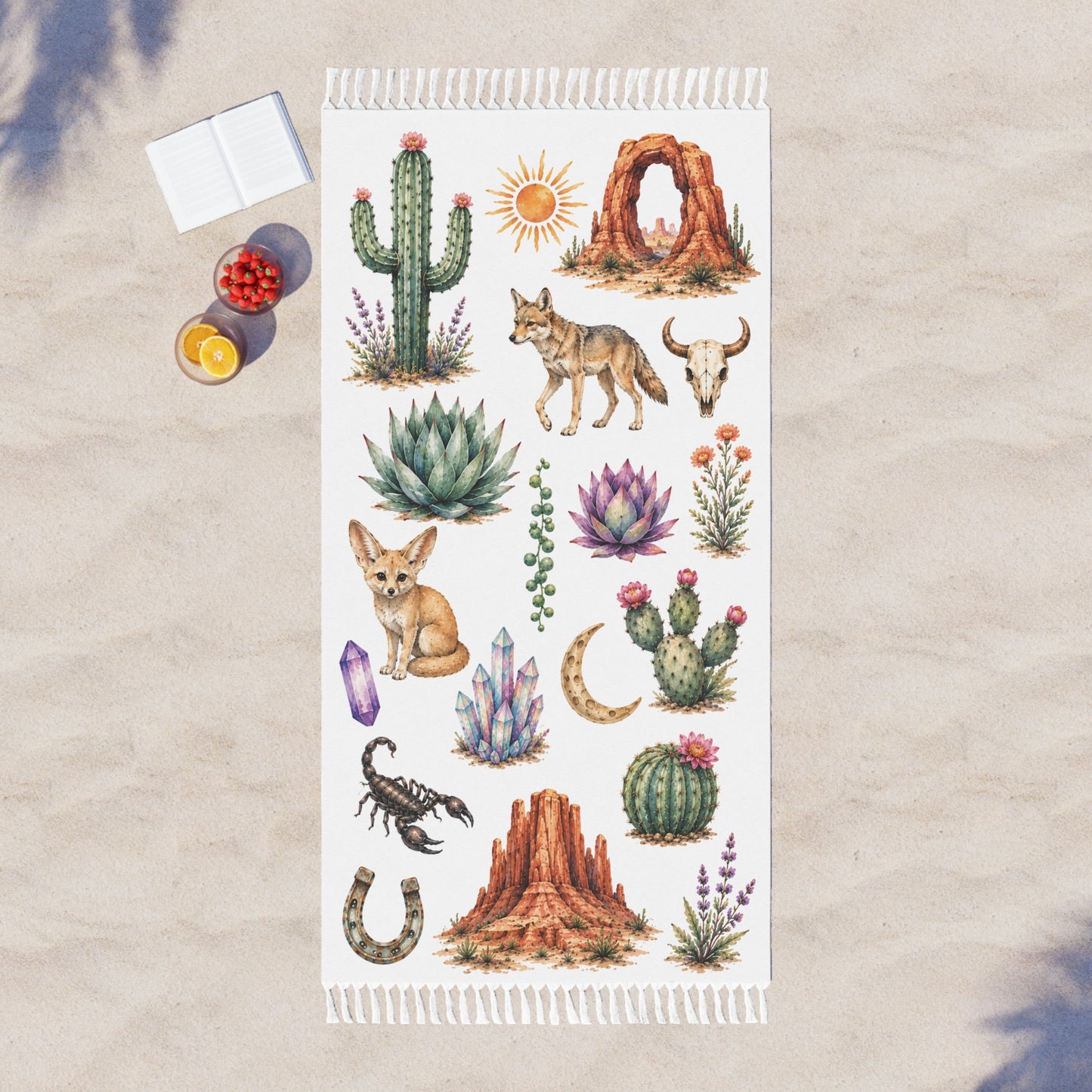 Cozy Cactus Beach Cloth