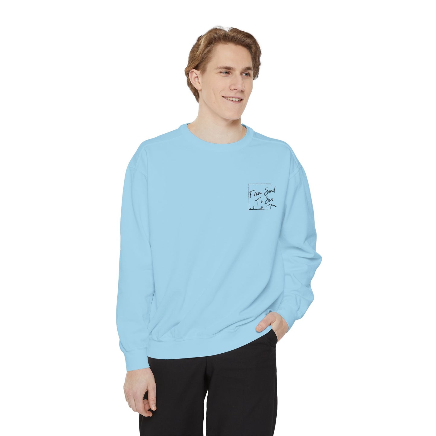 Never Look Back Crew Neck Sweatshirt