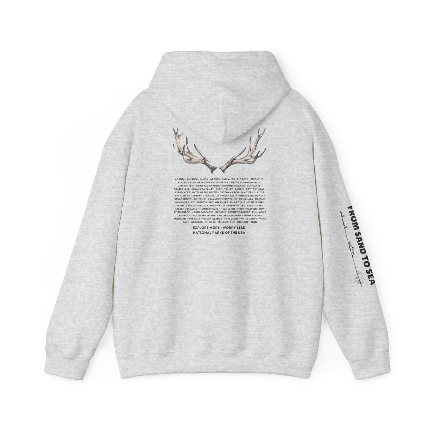 National Parks Hoodie (Black Font)