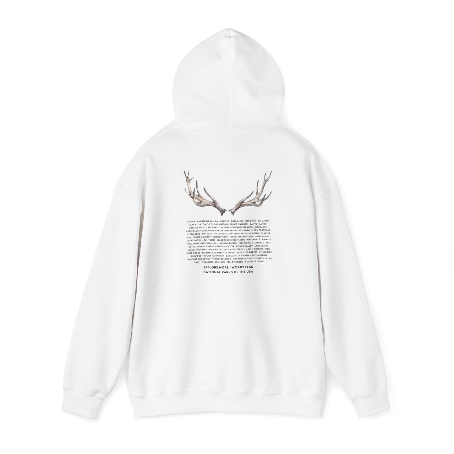 National Parks Hoodie (Black Font)