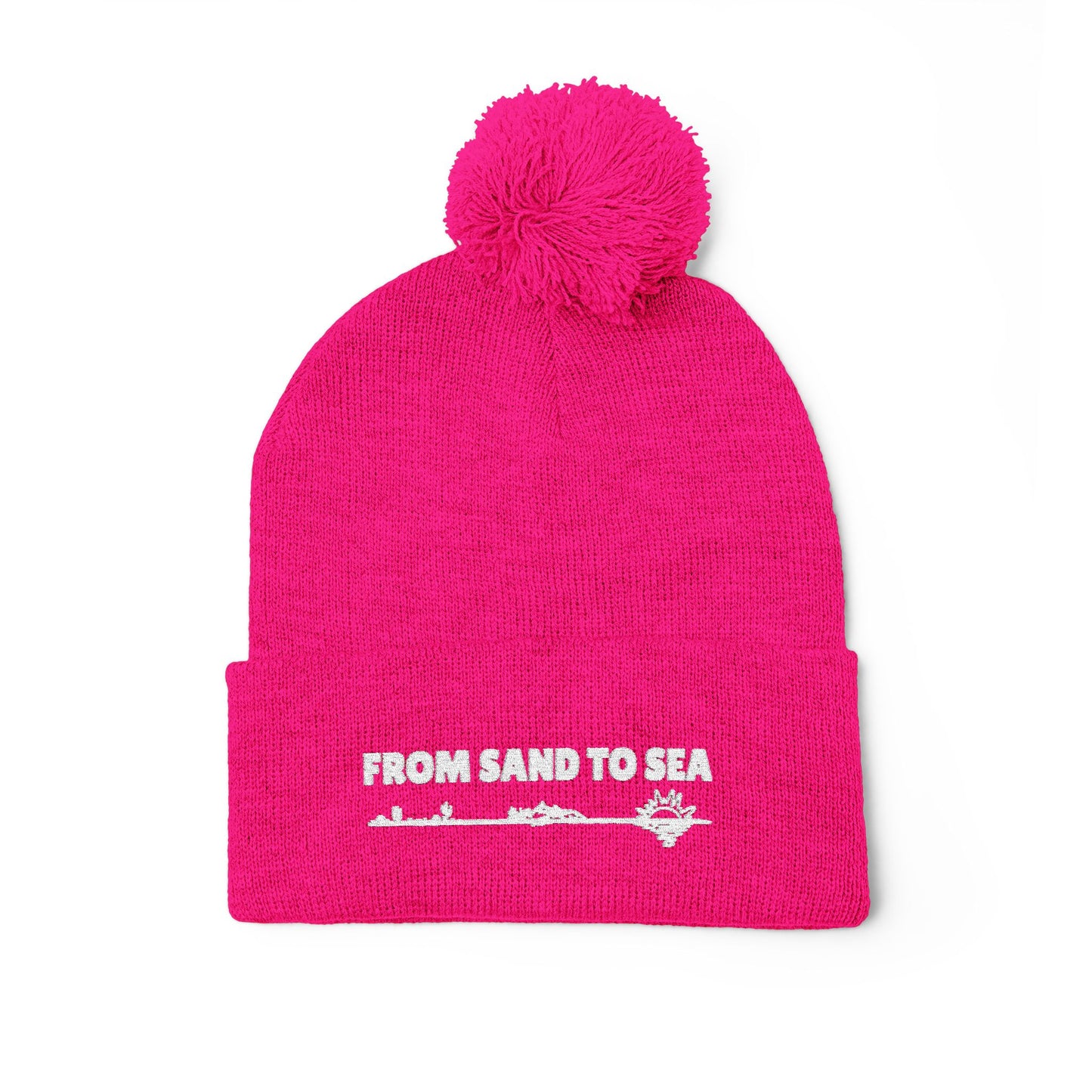 Pom-Pom Knit Beanie