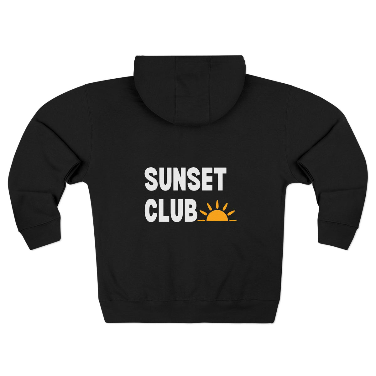 Sunset Club Zip Up Hoodie